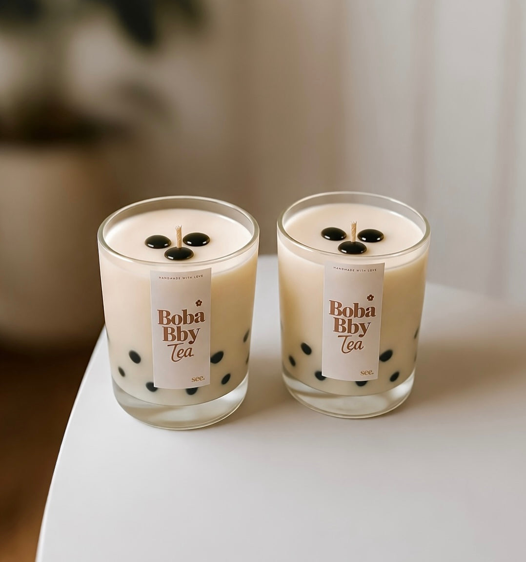 Boba Bby Tea － 珍珠奶茶蠟燭 